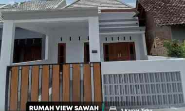 Rumah Baru View Gunung Sawah di Sleman Timur, Jogja
