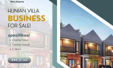 Rumah Berkonsep Villa-Bussines Cantik 2 Lantai di Batu