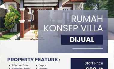 Rumah Berkonsep Villa Dijual Murah