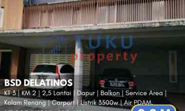 Rumah Dijual di BSD Delatinos, Serpong, Tangerang Selatan