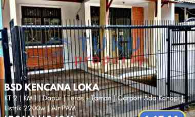 Rumah Bsd Kencana Loka Serpong 1.15M