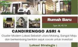 Rumah Murah Candirenggo Asri dekat Exit Tol Singosari 300 Jutaan Malang