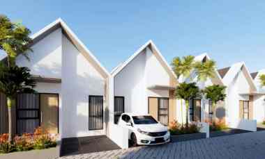 rumah cantik modern akses jalan lebar