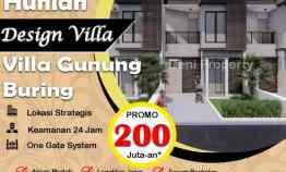 Rumah Cluster Murah di Villa Gunung Buring Malang