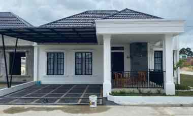 rumah cluster asri nyaman di jalan kartama pekanbaru