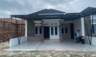 gambar rumah cluster nyaman type 60 di jalan melati pekanbaru