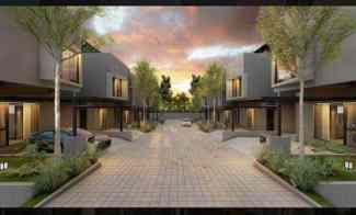 rumah cluster one gate 2 lantai di dago harga 2 milyar