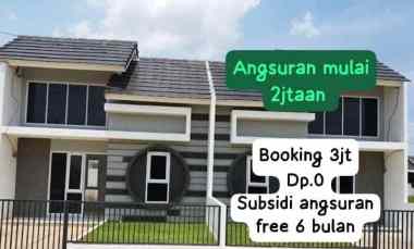 rumah cluster tanpa dp all in free biaya biaya