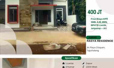 Rumah dekat ST. Citayam DP 0 Free all in Tajurhalang