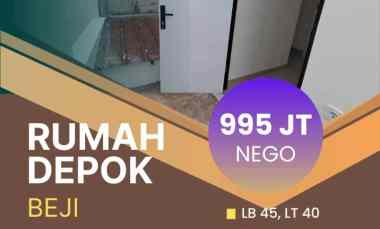 rumah depok beji 2 lantai cakep dekat tol kukusan beji