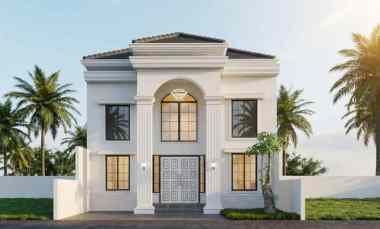 rumah desain clasic type 90 di km 9 palembang