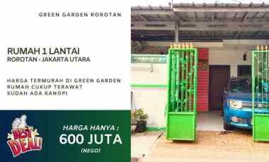 Rumah Dijual di Green Garden, Rorotan, Jakarta Utara.