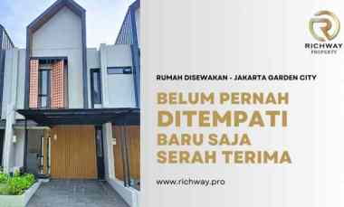 rumah disewakan jakarta garden city cluster mahakam