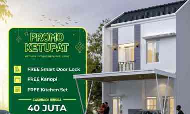 Rumah Elegant 2 Lantai Free Smart Door Lock