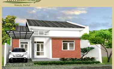 rumah futuristik full furnished tentrem asri