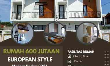 Rumah Gaya Eropa 600 Jutaan