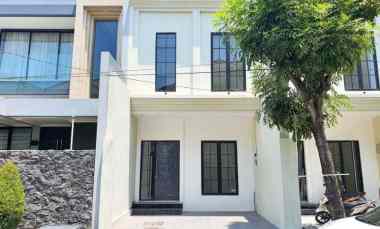 rumah graha santosa new minimalis row 3 mobil