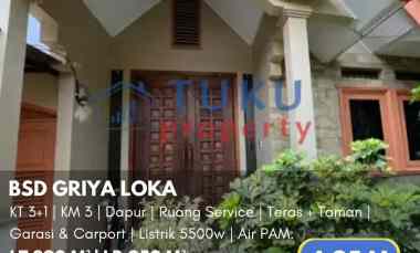 Rumah Dijual di Griya loka bsd, serpong, tangerang selatan