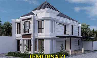 Rumah Jemursari Carport Muat 6 Mobil