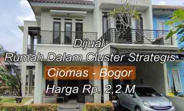 Dijual Segera Rumah 2 Lantai Siap Huni Daerah Ciomas Bogor