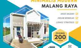 Promo Rumah Dijual di Kedungrejo dekat Kampus UM 2 Pakis Malang