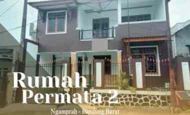 rumah komplek permata 2 lantai siap huni