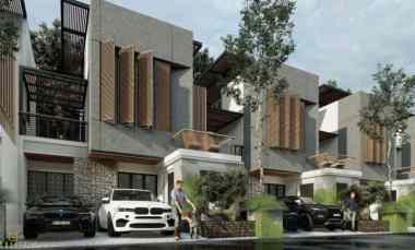 Rumah Konsep Villa Modern di Batu