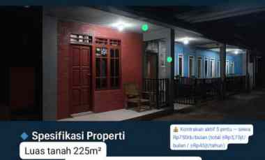 Rumah dan Kontrakan 5 Pintu Dijual