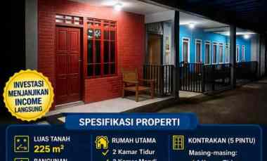 Rumah dan Kontrakan 5 Pintu Dijual
