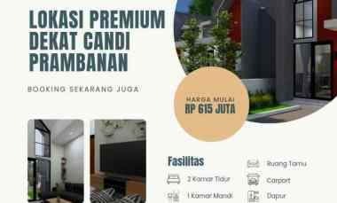 Rumah Lokasi Premium dekat Candi Prambanan