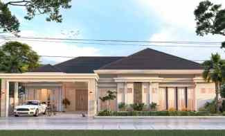 rumah luxury bebas design di kawasan komplek pemda