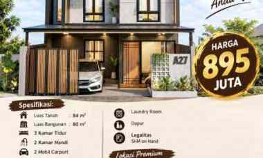Rumah Mewah 2 Lantai Lokasi Tengah Kota Sawojajar 1