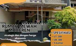 rumah mewah moderen lokasi strategis