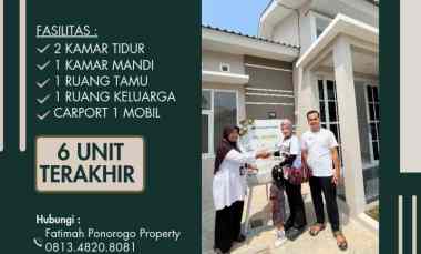rumah minimalis dan asri syariah di ponorogo