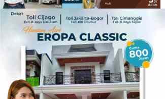 Rumah Minimalis Eropa Classic Depok