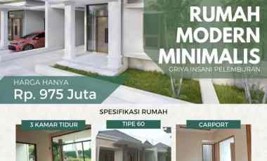 rumah minimalis tipe 60 hanya 8 menit ke ugm