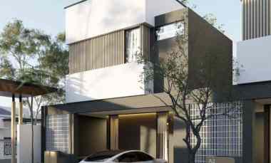 Rumah Modern dalam Cluster Ekslusif, Desain Elegan