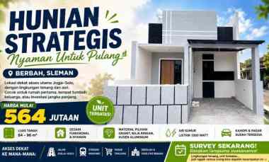Rumah Modern di Berbah Mulai 564 Jutaan