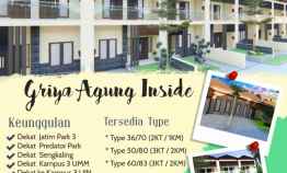 Promo Rumah 2 Lt Murah di Griya Agung Inside dekat Kampus Unisma