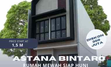 rumah murah 2 lantai tanah luas di bintaro