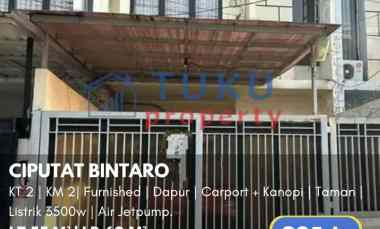 rumah murah 2 lt area bintaro dekat sta jurangmangu