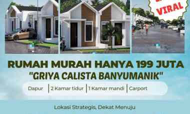 rumah murah di banyumanik semarang griya calista