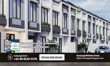 Rumah Murah di Jatibening, Pondok Gede, Bekasi