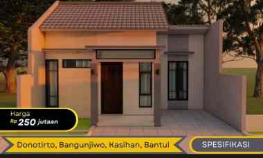 Rumah Dijual di Donotirto, RT 2, Bangunjiwo, Kasihan, Bantul , DIY.