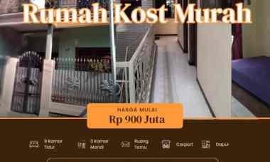 rumah murah kost lokasi strategis