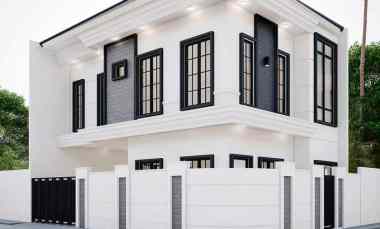 Rumah New American Style Jemursari Hook Row 3 mobil