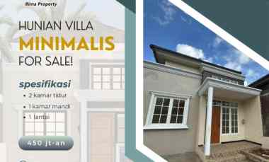 Rumah Nuansa Villa Minimalis di Malang Kota