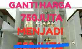 Jual Rumah Ganti Harga Efek Corona Rumah 2 Lantai Hampir Full Bangunan