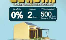 Murah Rumah DP 0 Potongan Angsuran 500 Ribu Per Bulan Selama 2 Tahun