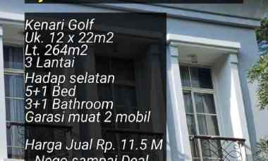 rumah pik1 kenari golf hadap selatan